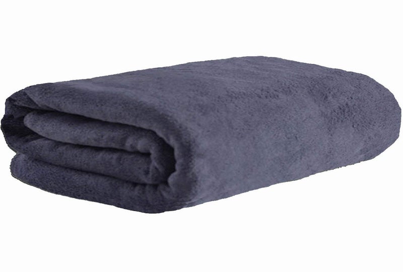 MYLSMPLE Microfiber Luxury Grey Bath Towel Extra Large Bath Sheet Beach Towel (36 Inch X 72 Inch, Grey) - Image 2
